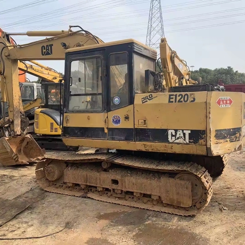 Low Working Hours CAT E120B Crawler Excavator Used Good Condition Digger on Stock