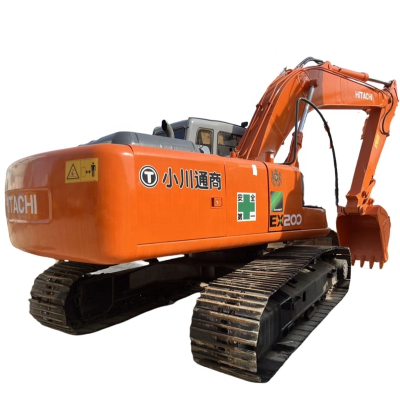 Used HITACHI EX200 Zaxis 120-6 Excavator with ISUZU Engine and Vickers Hydraulic Valve
