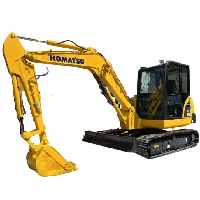 Good Condition Crawler Mini Digger Komatsu PC56 Used Original Japan 5T Mini Excavator
