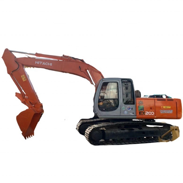 Second-hand Digger Moving Type Crawler Excavator Hitachi EX200 Used Excavator