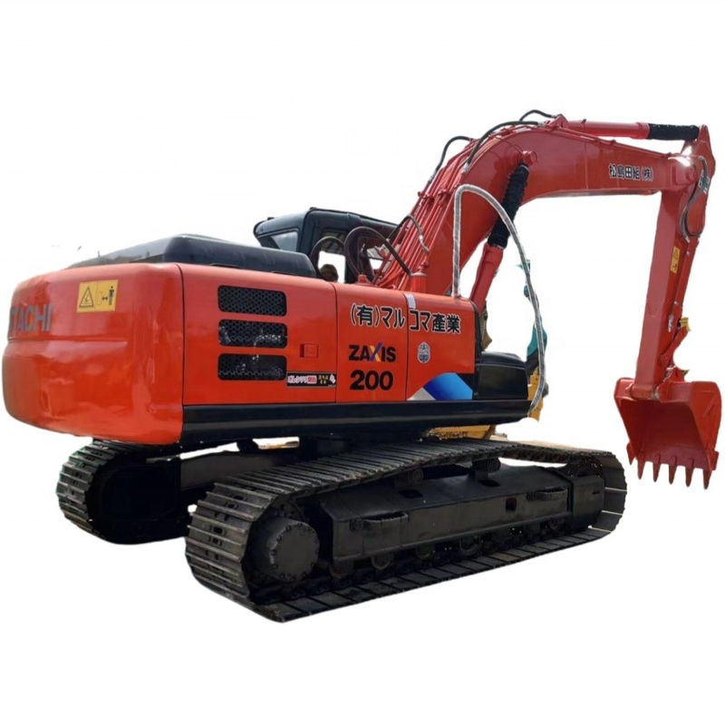 Used Hitachi ZX200-3G Crawler Excavator with 112kW Power and 0-2000 Working Hours