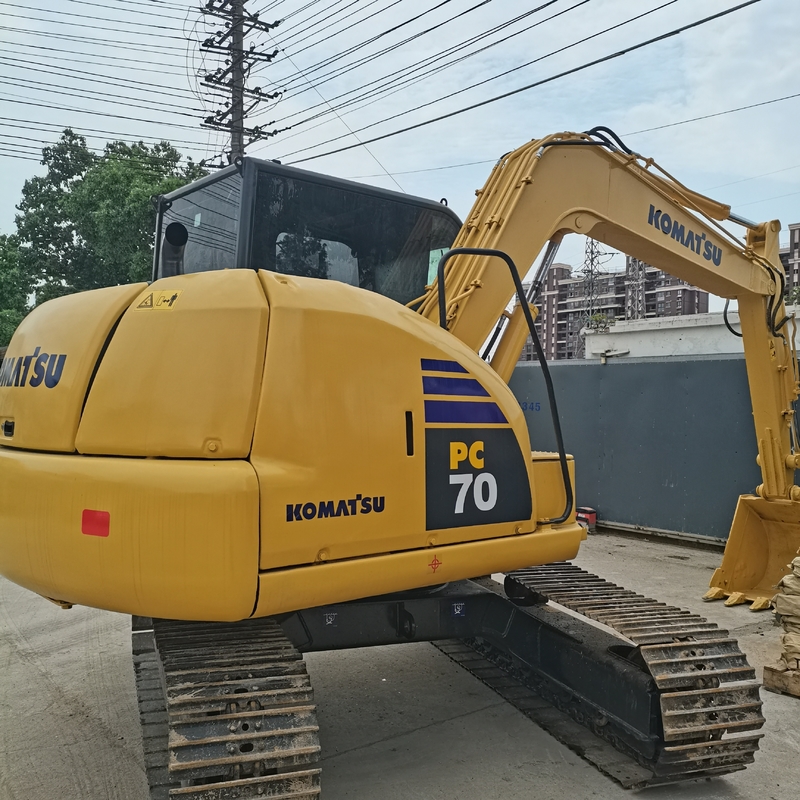 Excellent Condition Used Komatsu PC70 Excavator 7TON Crawler Excavator at Affordable