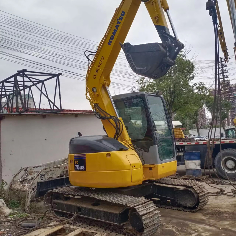 Hydraulic Valve Other Second Hand Digger PC78US 7 Ton Excavator in Good Condition