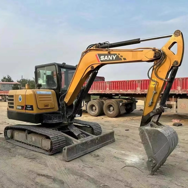 5Ton Crawler Excavator Used Sany SY55 Original Paint Hydraulic Medium-size Excavator