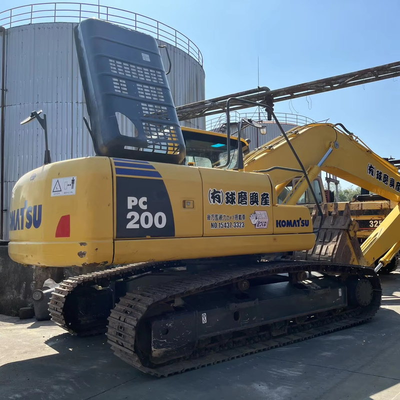 Year 2021 Used Komatsu PC200 Excavator 20TON Crawler Excavator with Original Paint
