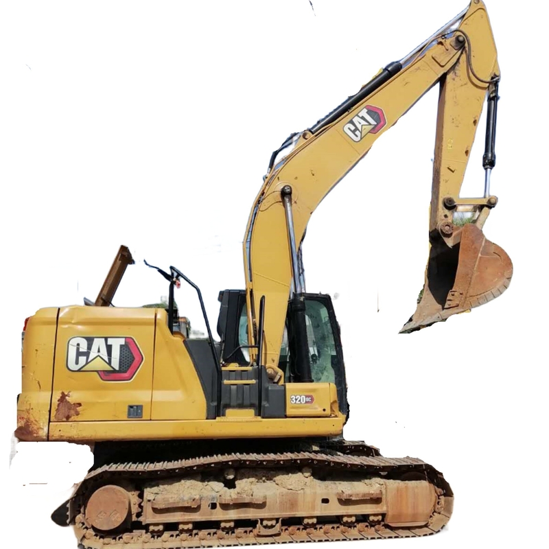 Used Hydraulic Excavator Crawler Excavator Cat 320gc in with 20ton Operating Weight