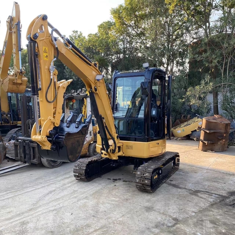 Yellow CAT 303.5 Second-hand Excavator with Japan Engine in Good Condition