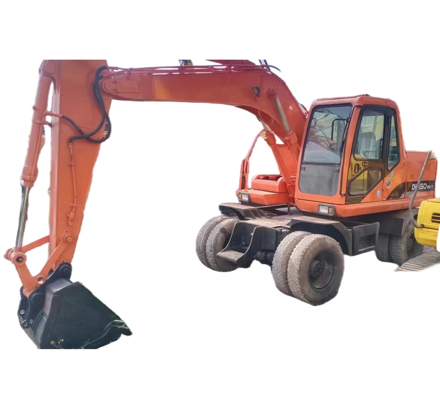 Advantages of Low Hours Doosan DH150W-7 Second Hand Hydraulic Crawler Digger Excavator