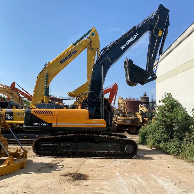 Excellent Condition Second Hand Hyundai 305LC Excavator with Cummins Engine in Korea
