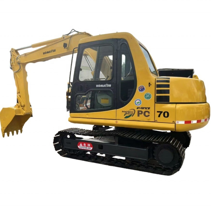 Second-hand Komatsu PC70 Excavator in Excellent Condition with 0.38m3 Bucket Capacity